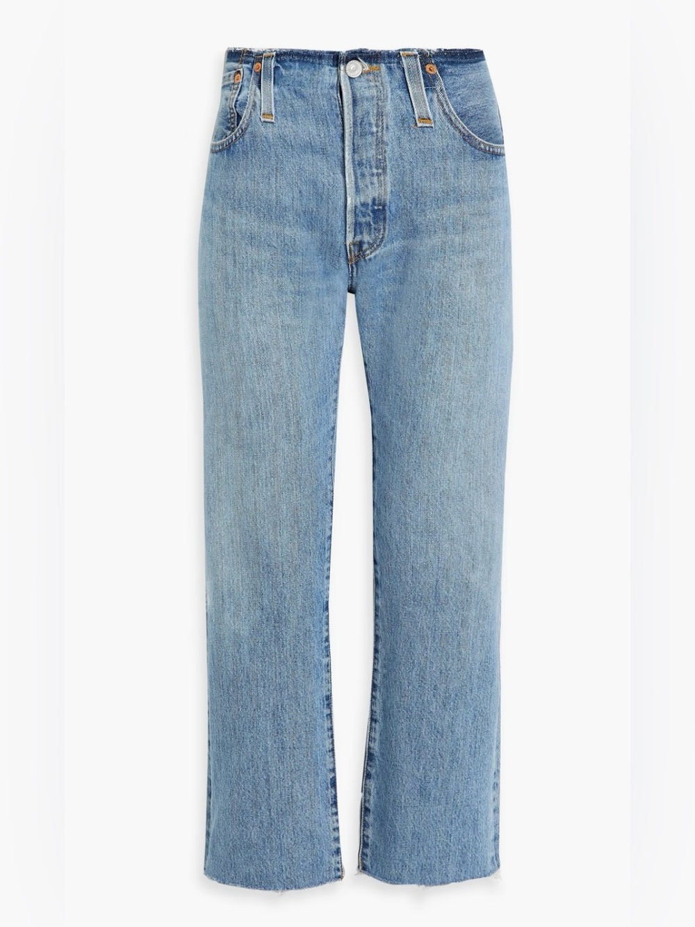 RE/DONE WITH LEVI'S
Cropped high-rise straight-leg jeans